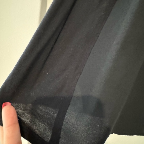 Chiffon Shirt with Jersey Material Back - Picture 3 of 3